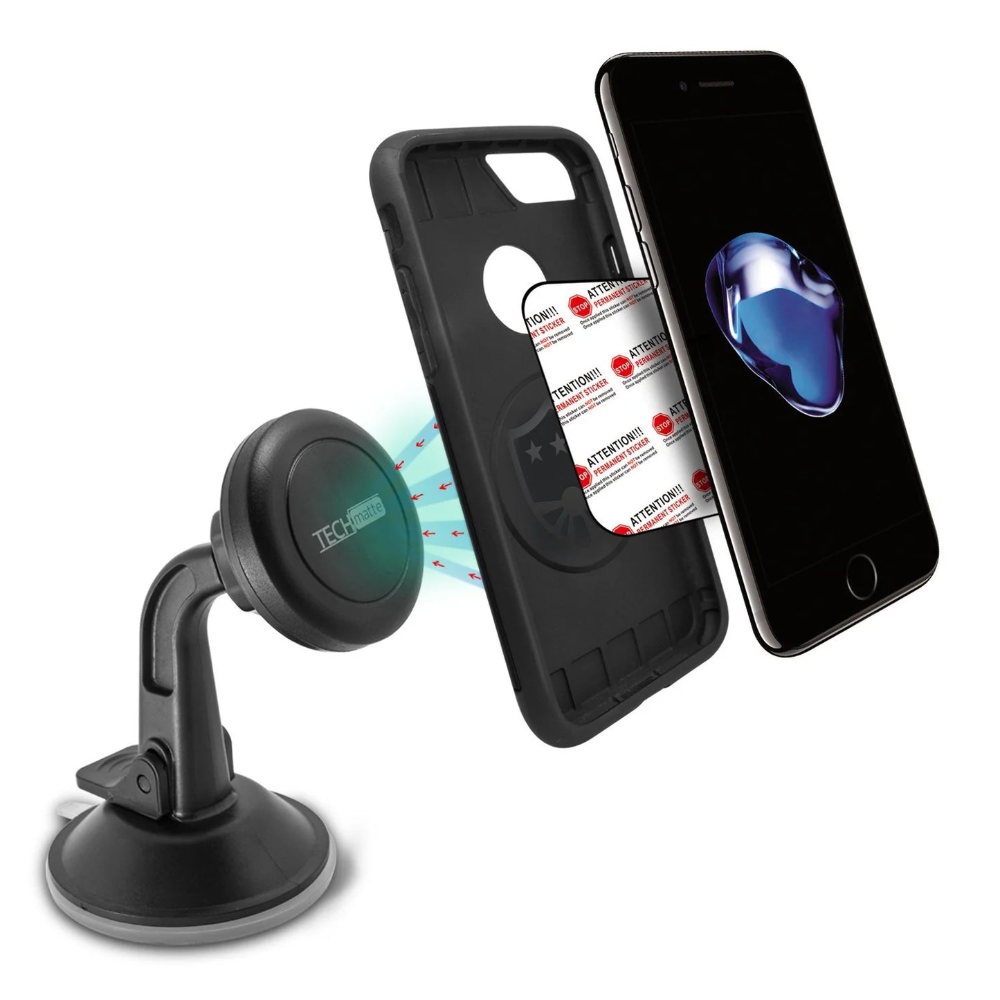 Maggrip Dashboard and Windshield Magnetic Universal Car Mount (Black)